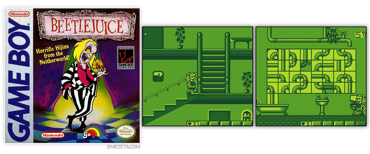 Juego Beetlejuice Horrific Hijinx from the Neitherworld! para GameBoy