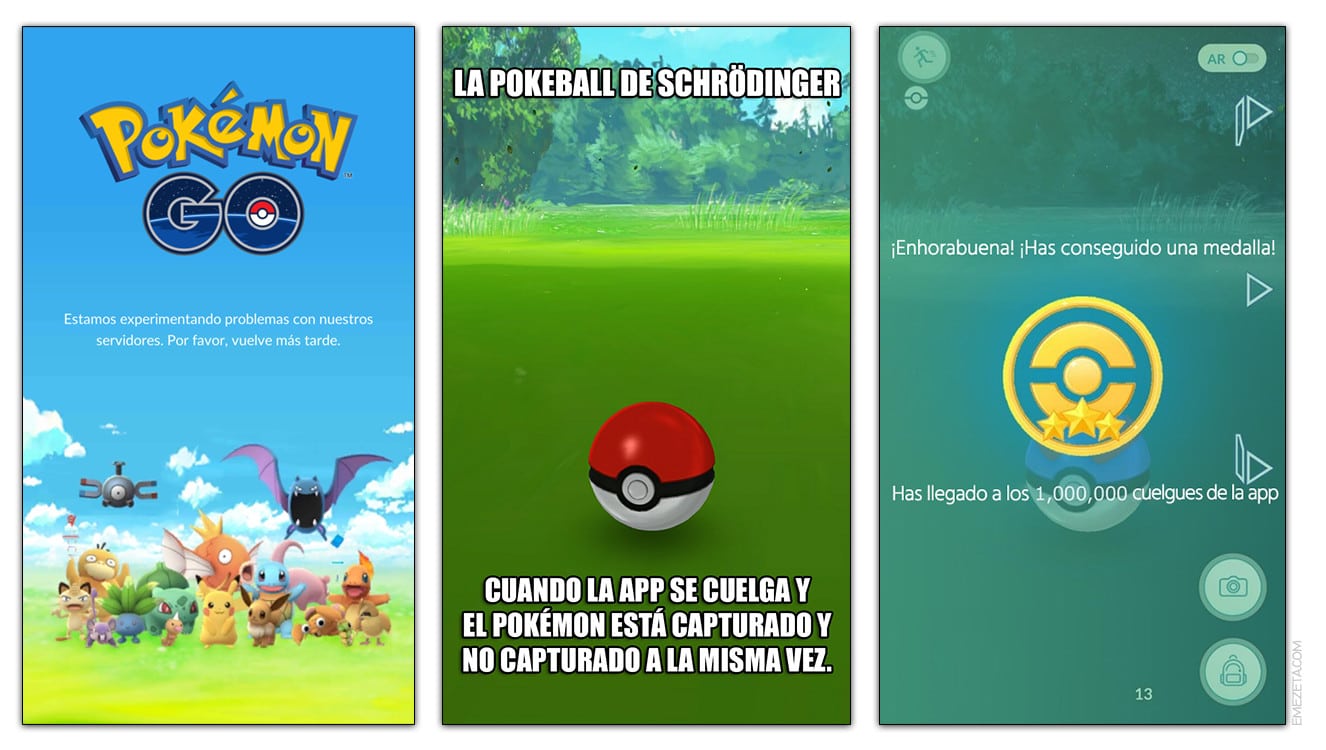 Problemas y cuelgues de la app de Pokémon