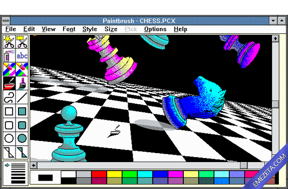 Formatos antiguos: Paintbrush pcx
