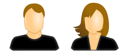 male female hombre mujer
