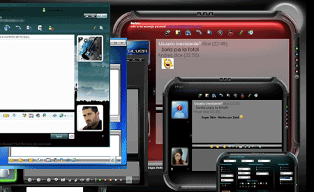 skins msn windows live messenger plus