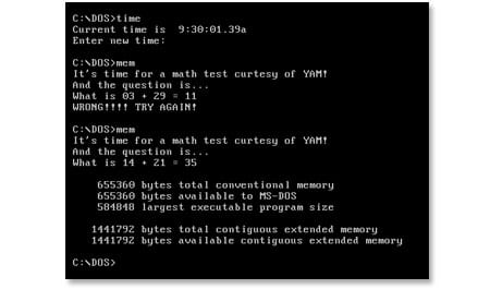 virus math test