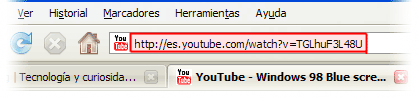 youtube direccion video address