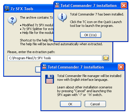 7zip sfx