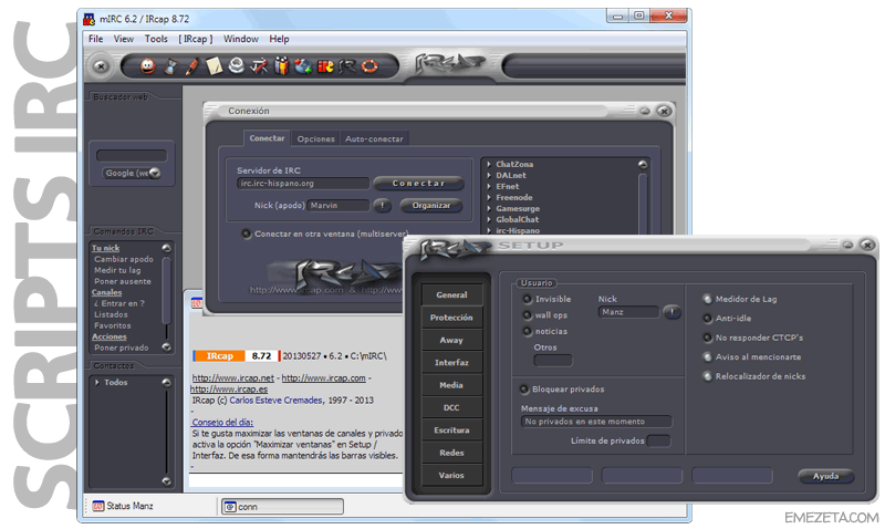 IRC: Ircap