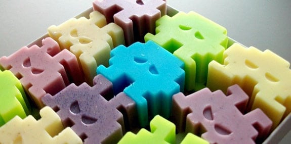 accesorios jabon jabones space invaders invasores espacio
