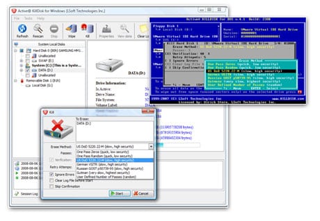 active killdisk windows dos