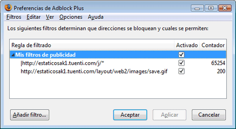 adblock plus tuenti imagenes fotos