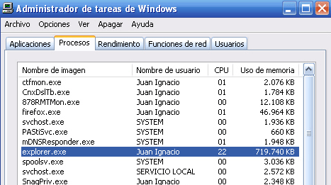 administrador tareas memoria nacho001