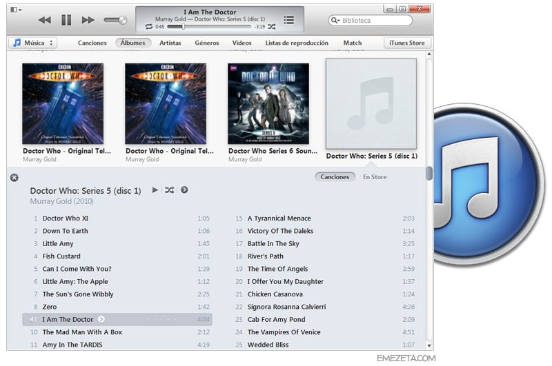 Reproductores de música: Apple iTunes
