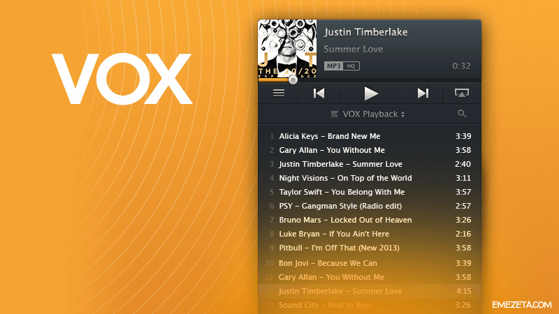 Reproductores de música: Vox
