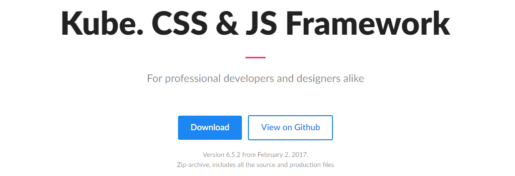 Framework CSS: Kube