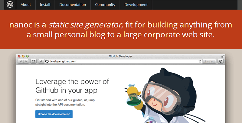 Alternativas a WordPress: Nanoc