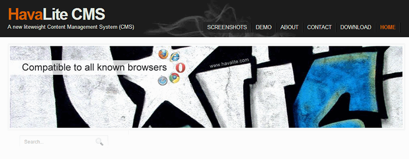 Alternativas a WordPress: HavaLite CMS
