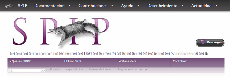 Alternativas a WordPress: SPIP