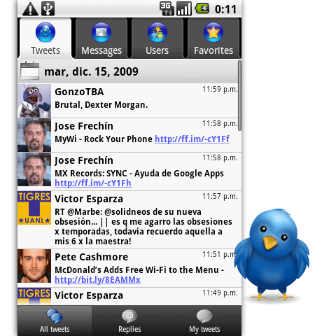 I Tweet twitter android