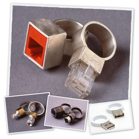 anillo freak geek RJ45 ring