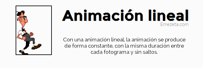 Animación CSS lineal