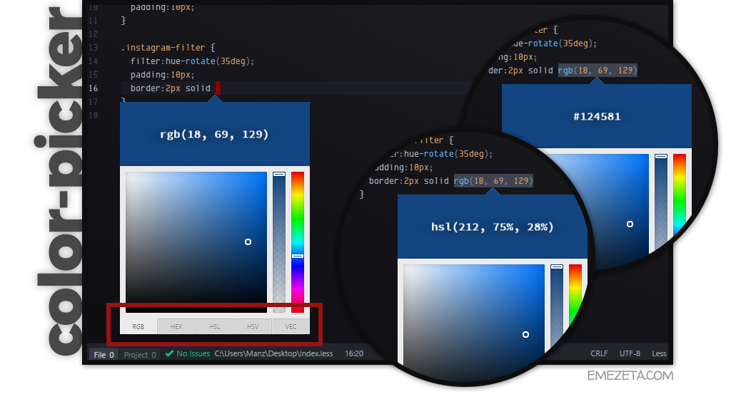 Color-picker para Atom Editor