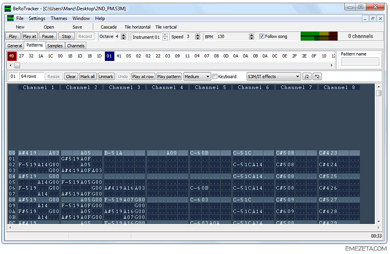 Trackers musicales: Berotracker