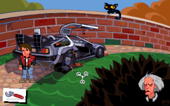 Aventura gráfica ficticia: Regreso al futuro o Back to the Future