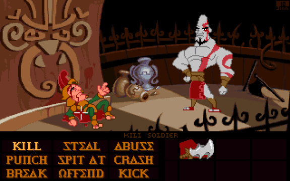 Aventura gráfica ficticia: God of war