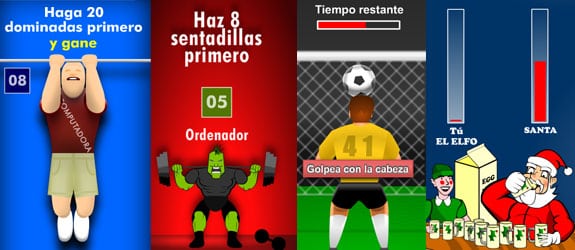 Banner que presenta un mini juego competitivo en el que hay que ganar
