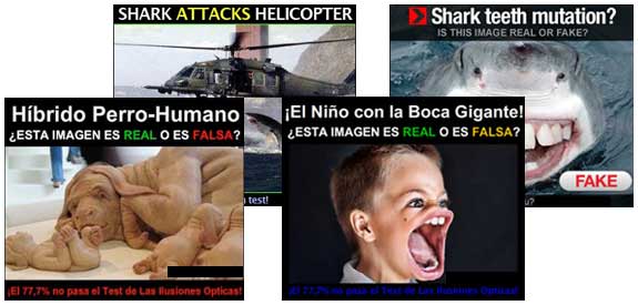 Banner del estilo ¿Real o falsa? ¿Es un fake?