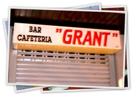 bar cafeteria grant SQL