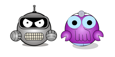 bender zoidberg bit y byte emezeta