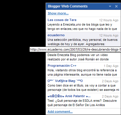 blogger web comments google