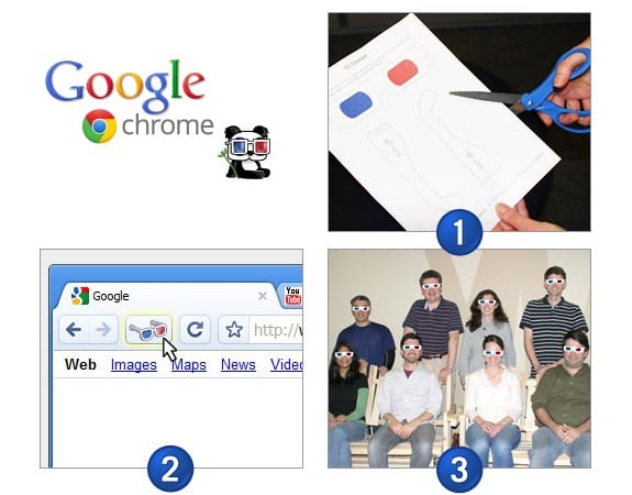 Productos ficticios de Google: Google Chrome 3D