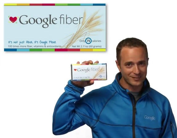 Productos ficticios de Google: Google Fiber