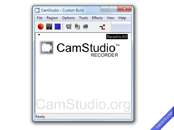 Capturar pantalla en video (screencast): Camstudio