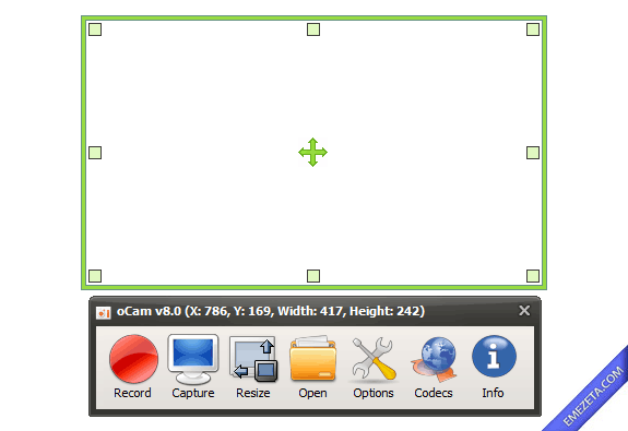 Capturar pantalla en video (screencast): oCam