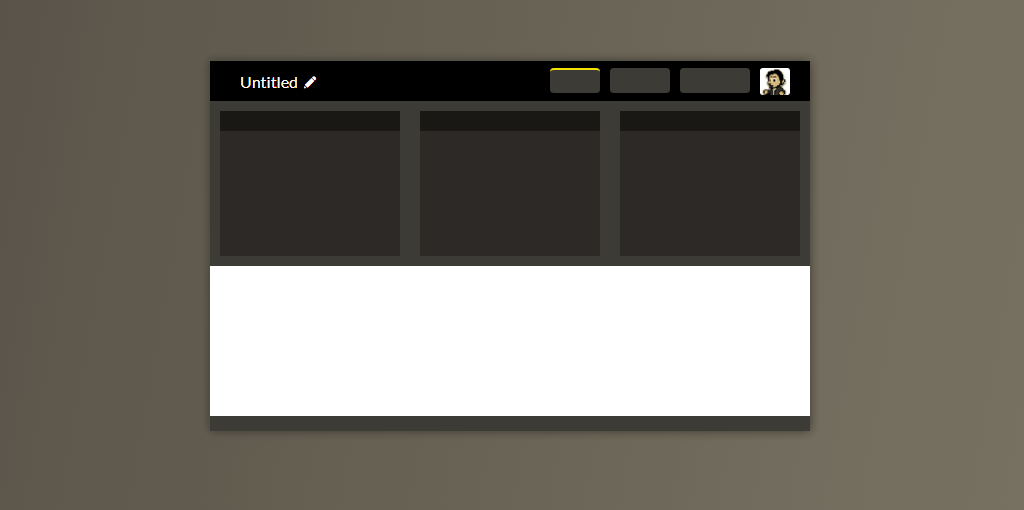 Paso 2: Codepen con barra superior y botones
