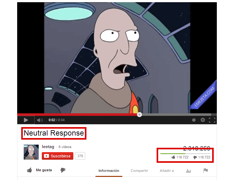 Respuesta neutral