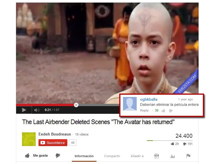 Escenas eliminadas