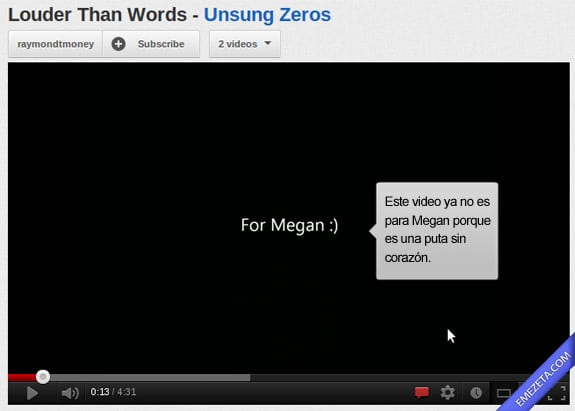 Los mejores comentarios de youtube: Dedicatoria youtube