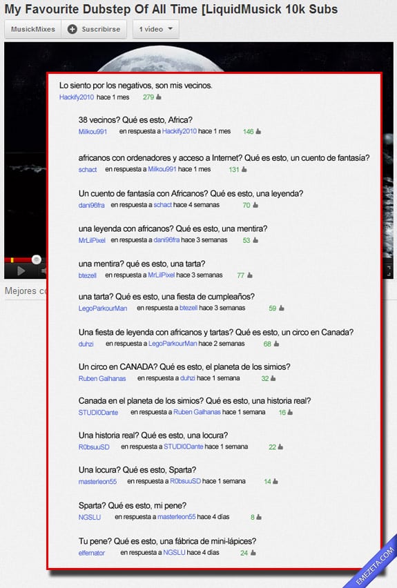 Los mejores comentarios de youtube: Running gag que es esto