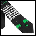 corbatas necktie tie space invaders intruders