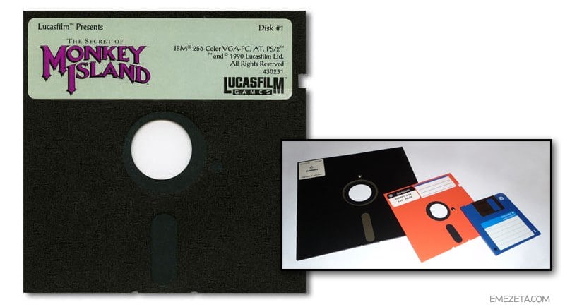 Diskette de 8, 5 1/4, 3 1/2