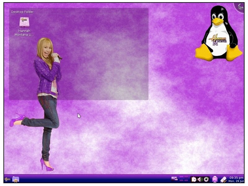 Hannah Montana Linux