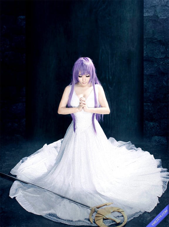 Cosplay: Diosa Atenea, Saori Kido (Caballeros del Zodiaco)