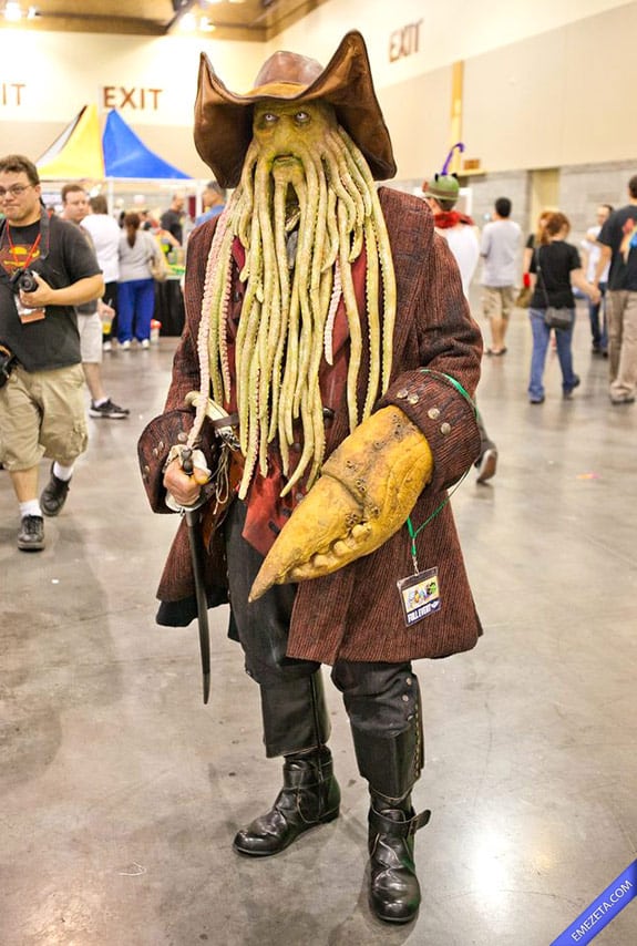Cosplay: Davy jones piratas caribe