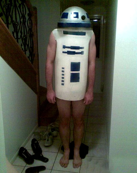 Cosplay: R2D2-Man (Starwars)