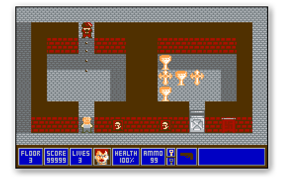Wolfenstein SD: Demake del videojuego Wolfenstein 3D