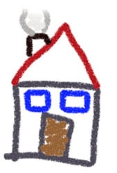 dibujo casa