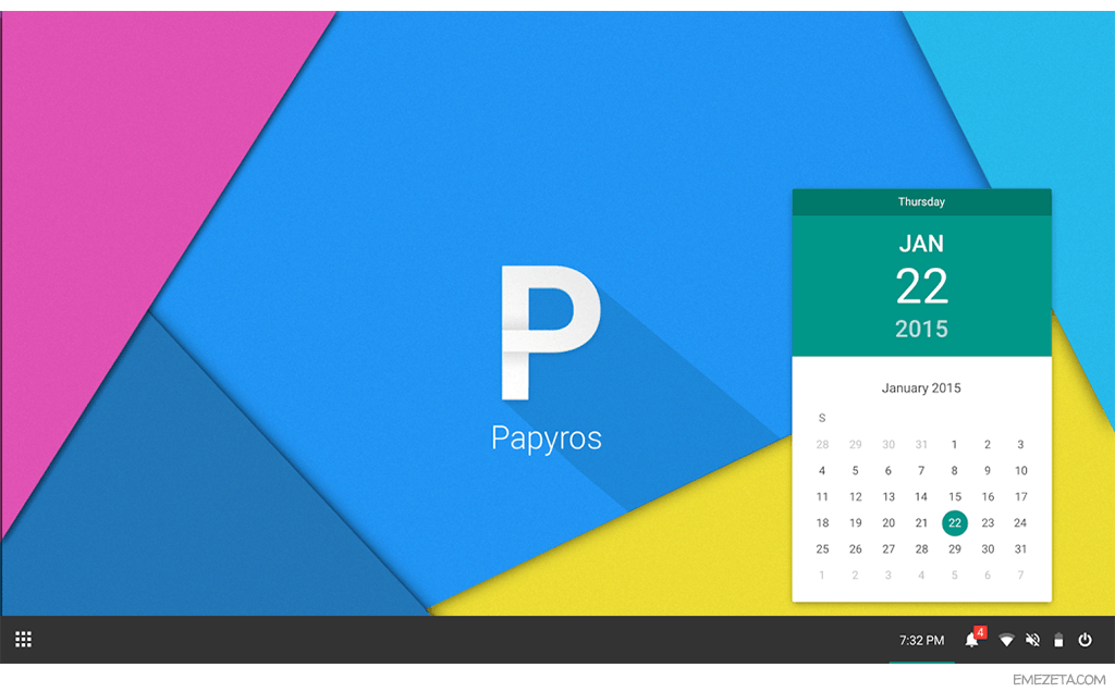 PapyrOS: GNU/Linux que implementa Material Design