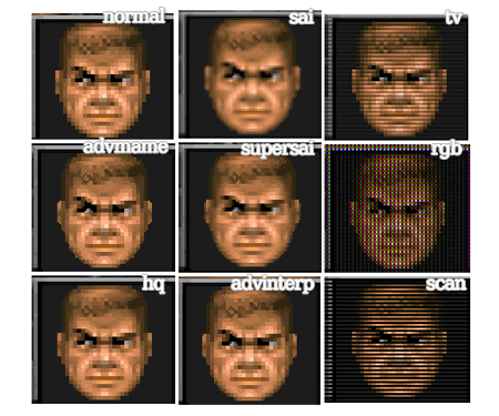 dosbox modes